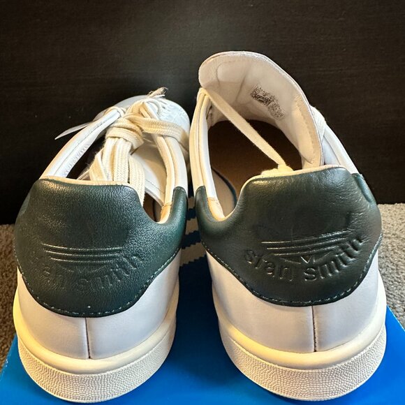 Adidas Stan Smith HP2201 White Off White Dark Green Size 8.5US - Picture 4 of 6